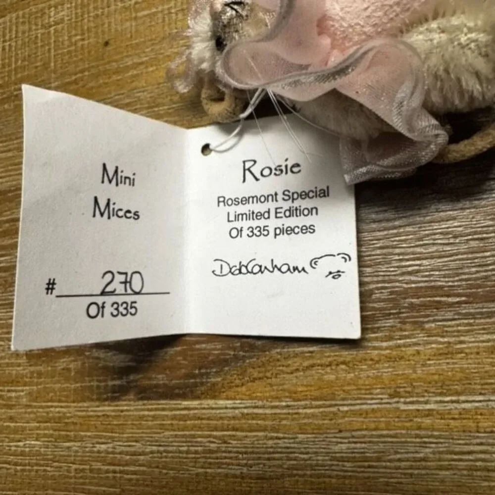 Deb Cranham mini mice miniature figure trinkets Rosie limited edition